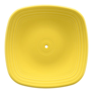 Square Luncheon Plate W/Hole
