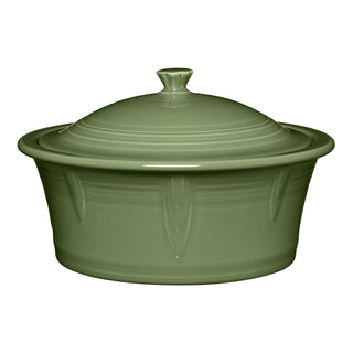Retired Large Covered Casserole - discontinued Made in America by The Fiesta Tableware Company
