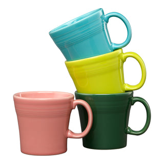 Tropical Mixed Colors 15 OZ Set of 4 Tapered Mugs