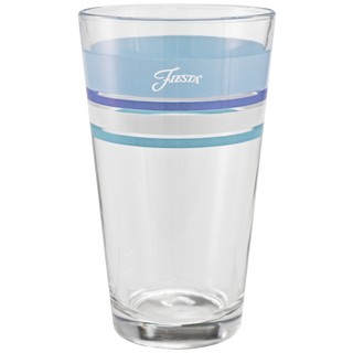 16 oz. Fiesta® Edgeline Coastal Blue Cooler Glass - Set of 4