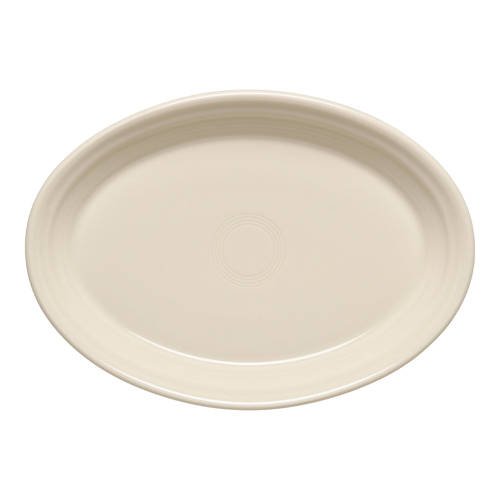Fiesta 9 5/8 Inch Small Oval Serving Platter Peony