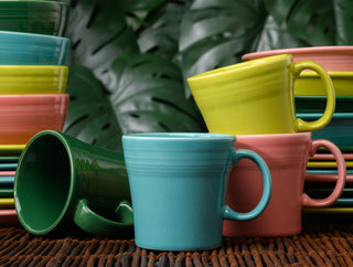 Coastal Mixed Colors 15 OZ Set of 4 Tapered Mugs