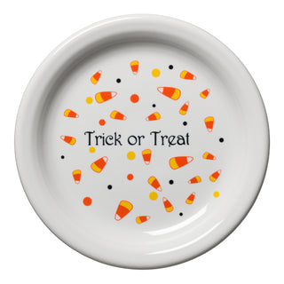 Candy Corn Bistro Coupe 6 1/4 Inch Appetizer Plate