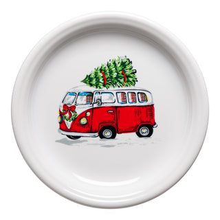 VW Bus with Tree Bistro Coupe 7 1/4 Inch Salad Plate