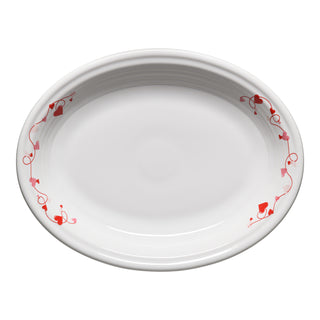Valentine 11 5/8 Inch Medium Oval Serving Platter