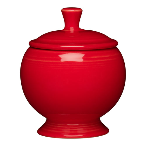 scarlet red fiesta individual sugar container made in the USA
