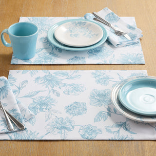 Botanical Floral Placemat Set of 4