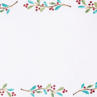 Holly Sprig Holiday Border Placemat Set of 4