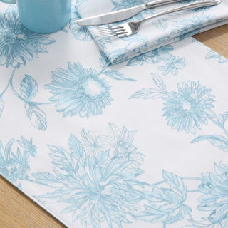 Botanical Floral Table Runner