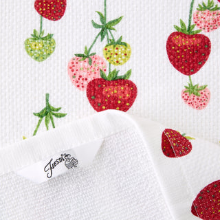 Fiesta Falling Strawberries Kitchen Towel 4-Pack Set