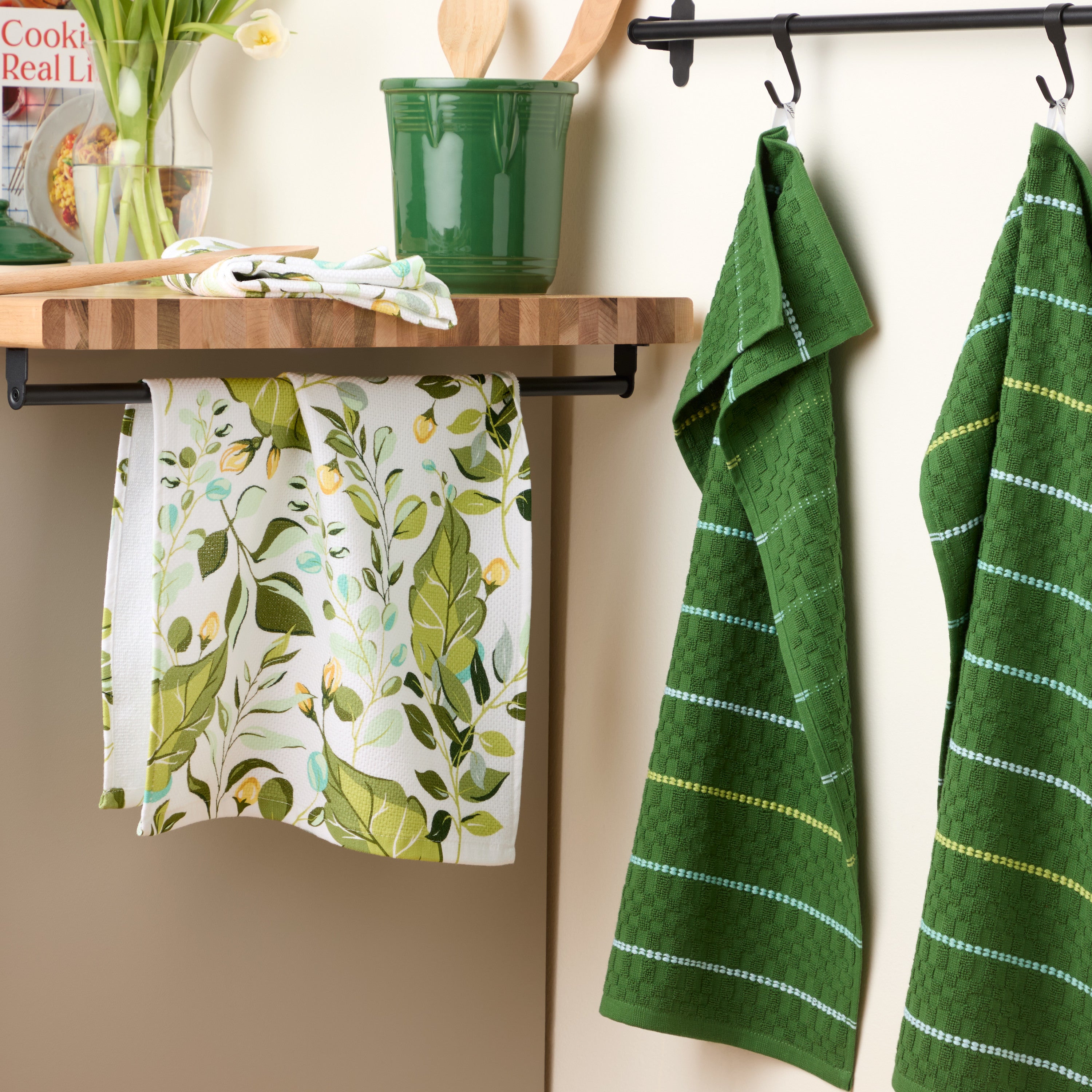 Fiesta Luscious Forest Kitchen Towel 4-Pack Set