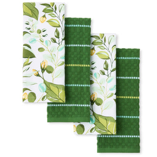 Fiesta Luscious Forest Kitchen Towel 4-Pack Set