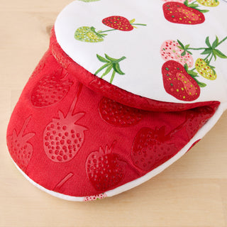 Falling Strawberries 4-Pack Oven Mitt Set