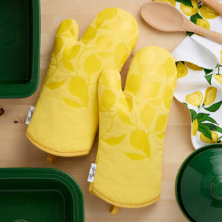 Fiesta Lemon Vine 4-Pack Oven Mitt Set