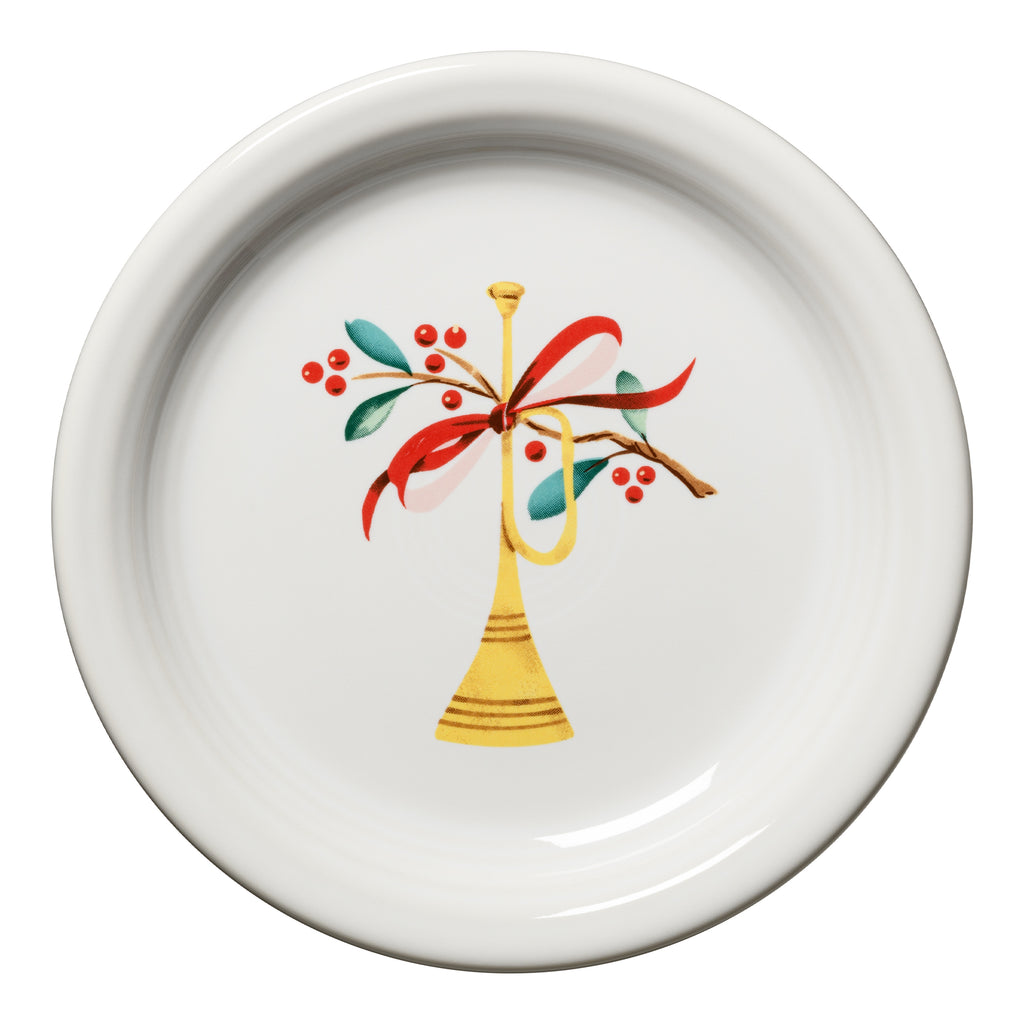Fiesta Nutcracker Bistro Coupe 6 1/4 Inch Appetizer Plate Fiesta