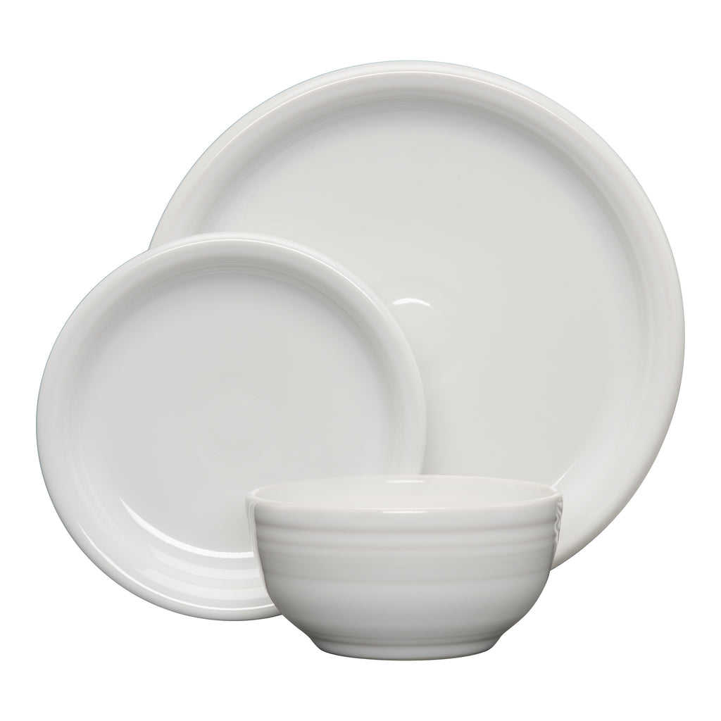 LAPIS- Bistro Coupe 3-Piece Place Setting, Service for 1