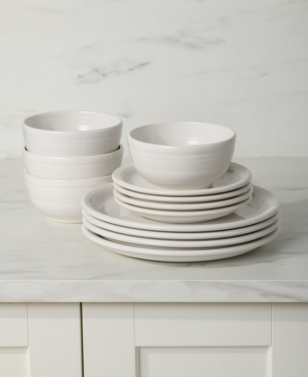 Bistro Coupe 12-Piece Dinnerware Set, Service for 4 – Fiesta
