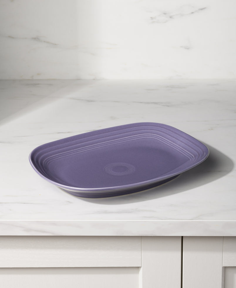 Lavender 12 Inch Large Rectangular Platter – Fiesta Factory Direct