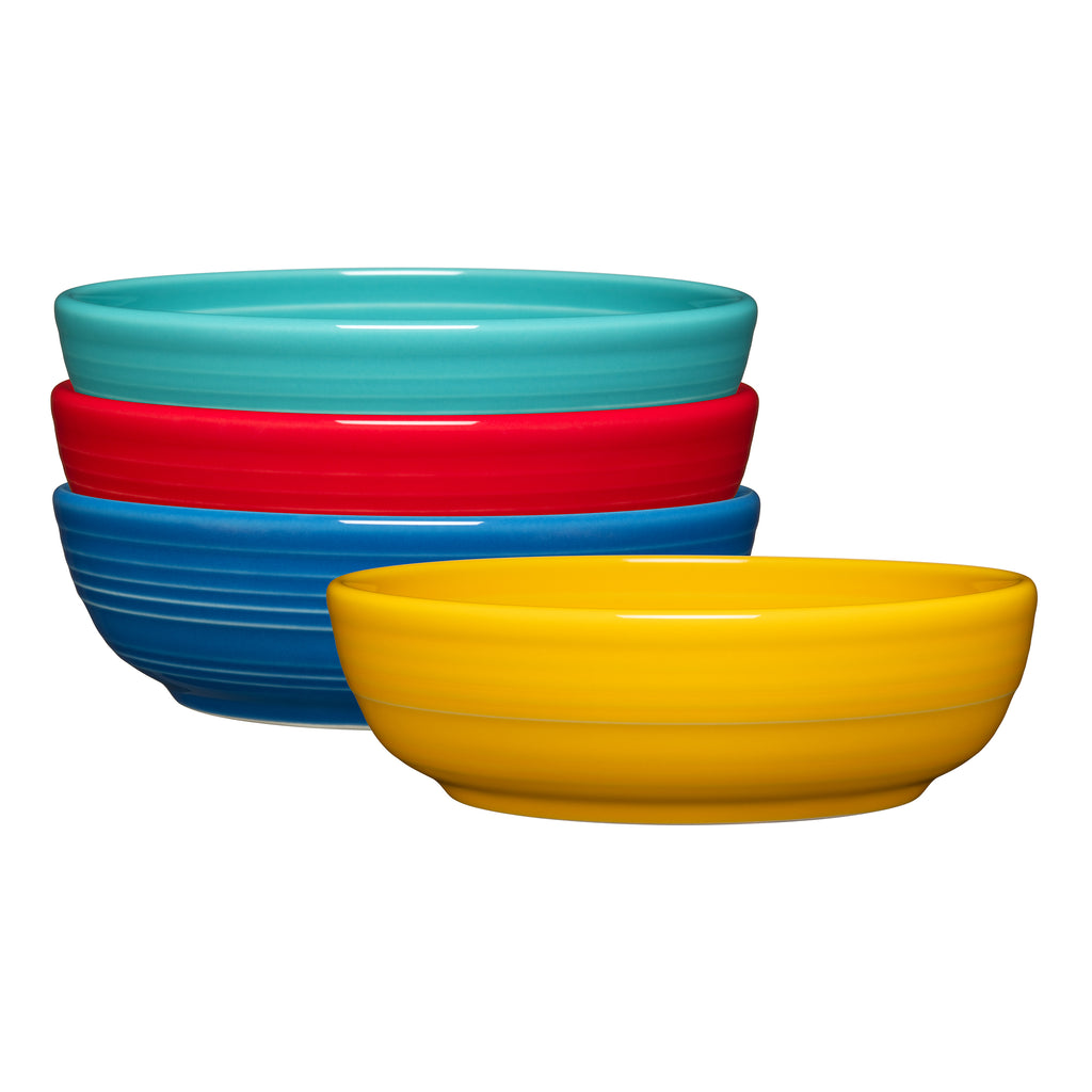 Vibrant Coupe 6 3/4 Inch Salad Bowl 24 OZ, Set of 4 – Fiesta Factory Direct