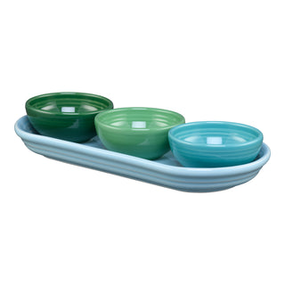 Fiesta Aegean Mixed Colors 4-Piece Condiment Set