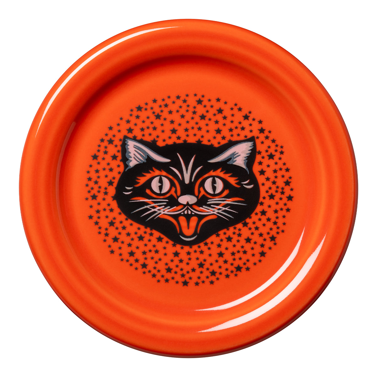 Black Cat 4 3/8 Inch Coaster and Mug Cover