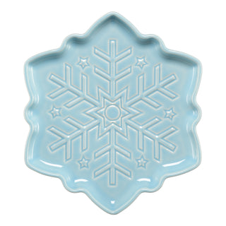 Snowflake Shaped Plate 9 Inch