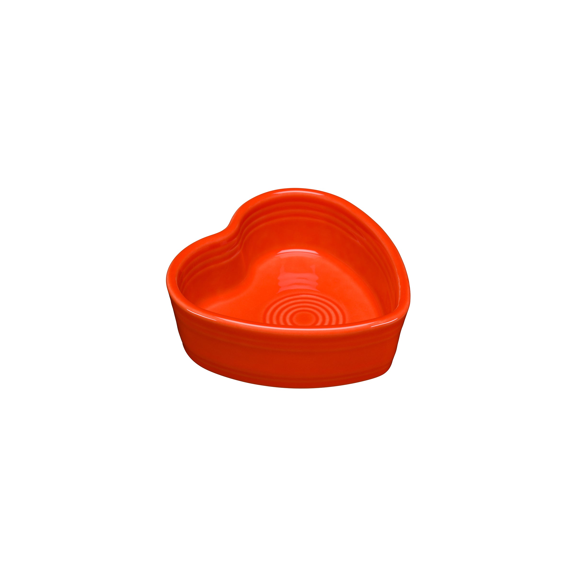 Retired Fiesta 7 OZ Heart Shaped Ramekin 4 1/2 Inch