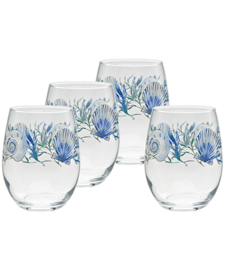 Fiesta - 15 oz. Fiesta® Coastal Shores Stemless Wine – Set of 4
