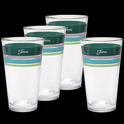 16 oz. Fiesta® Edgeline Tropical Cooler Glass - Set of 4