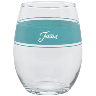 15 oz. Fiesta® Frame Stemless Wine Coastal Blues – Set of 4