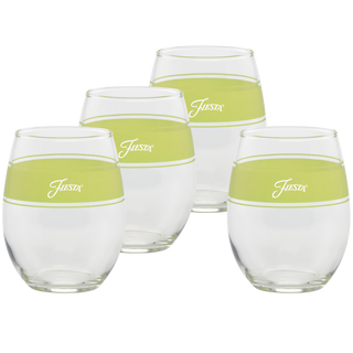 15 oz. Fiesta® Frame Stemless Wine Lemongrass – Set of 4