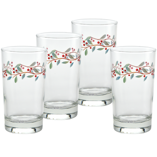 7 oz. Fiesta® Nutcracker Holly Juice Glass – Set of 4