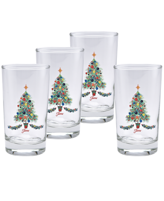 7 oz. Fiesta® Christmas Tree Juice Glass – Set of 4