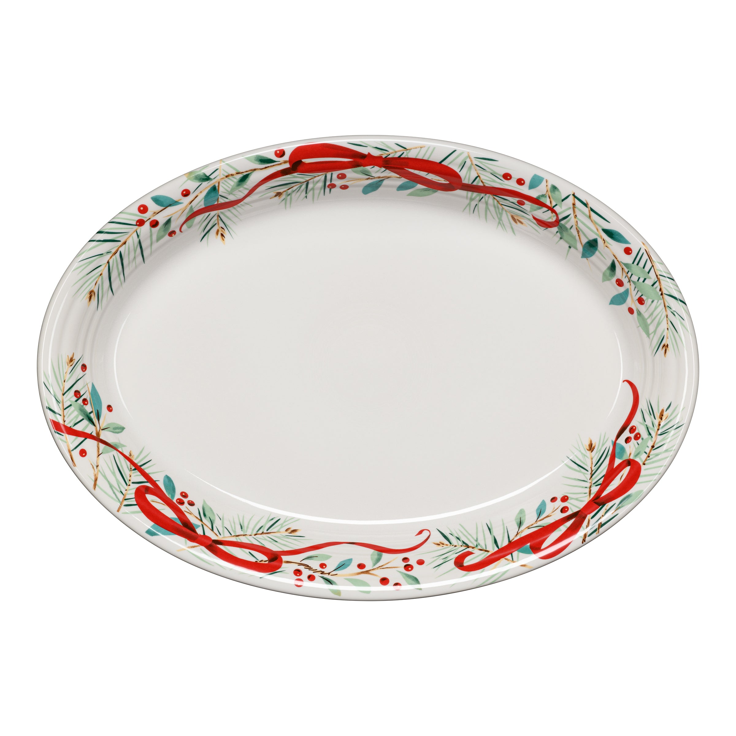 Fiesta Christmas Oval Platter