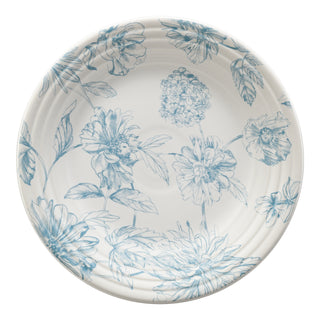 Botanical Floral Classic Rim 9 Inch Luncheon Plate