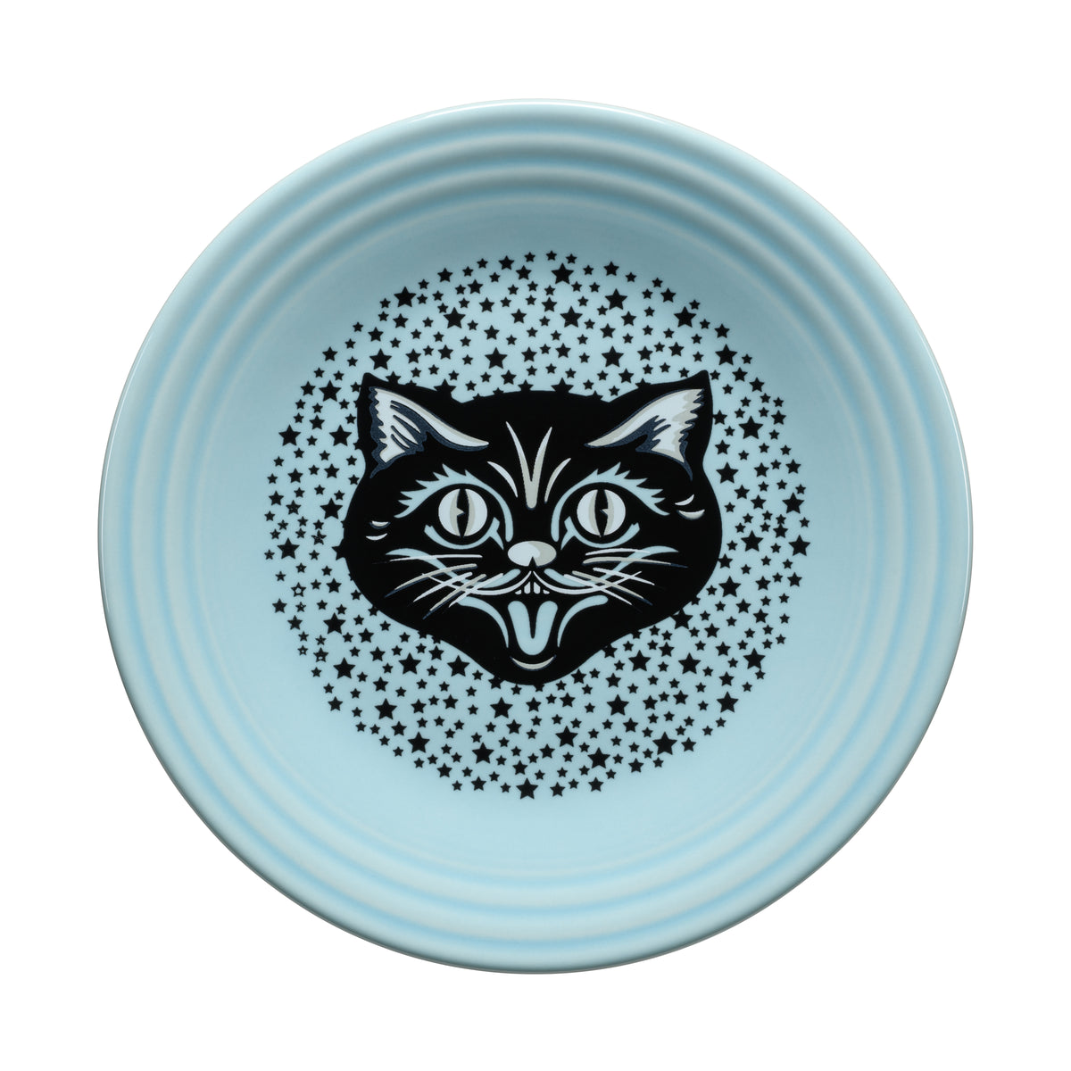 Black Cat Sky Classic Rim 9 Inch Luncheon Plate
