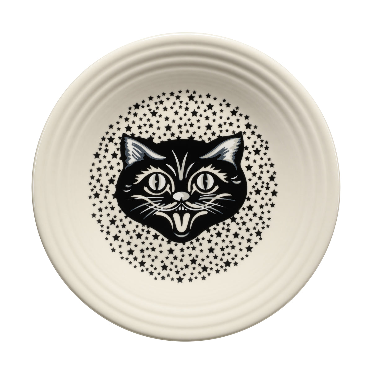 Black Cat Linen Classic Rim 9 Inch Luncheon Plate