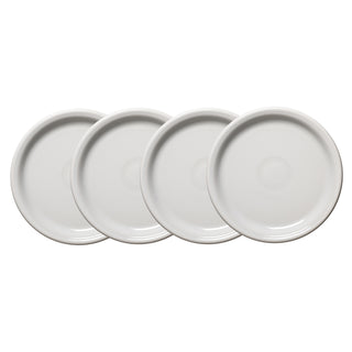 Fiesta - White Bistro Coupe 9 Inch Luncheon Plate, Set of 4
