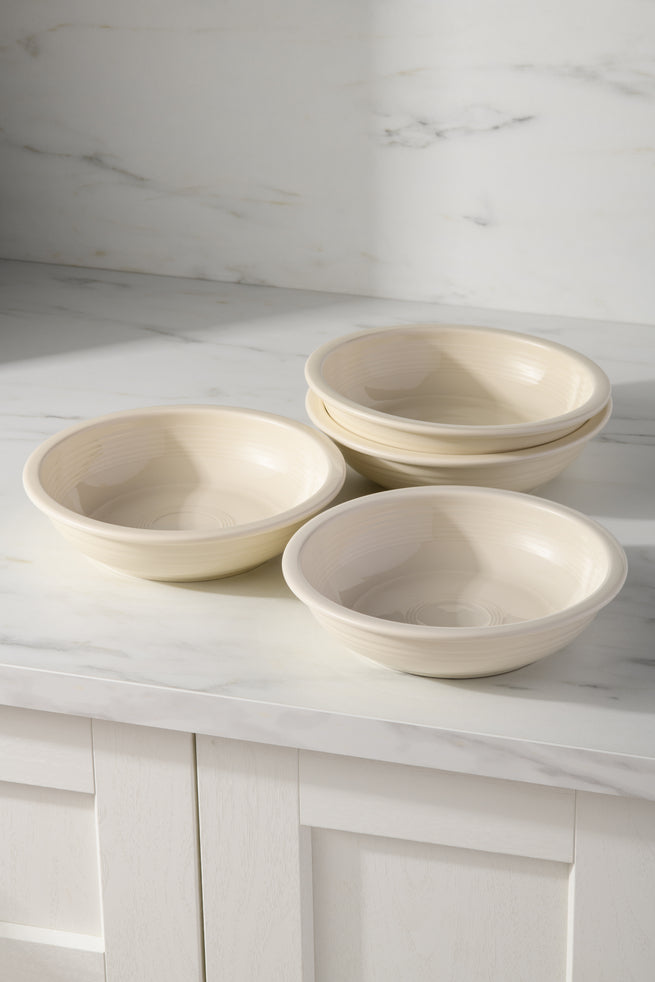Linen Set of 4 Classic Rim 8 3/8-Inch 34OZ Pasta Bowls – Fiesta