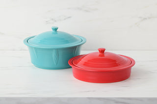 Small 10 Inch Round Covered Casserole 1.4 Quart