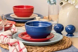 Mixed Americana Bistro Coupe 12-Piece Dinnerware Set, Service for