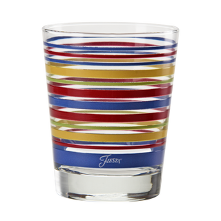 15 oz. Fiesta® Bright Stripes Tapered Double Old Fashion – Set of 4