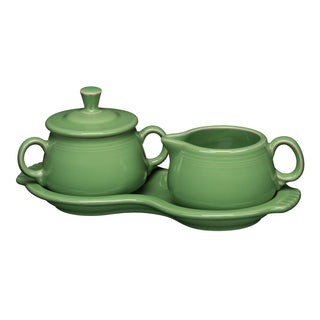 New Retired 4-Piece Sugar Bowl and Creamer Set with Tray