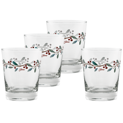 Invicta Gear Set of 4 Shot Glasses- 2oz + 4 Whiskey Glasses(IG0310)