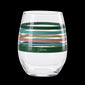 15 oz. Fiesta® Tropical Stripes Stemless Wine – Set of 4