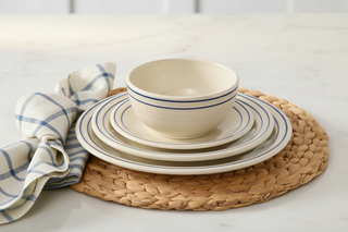 Blue Band Dinnerware Lifestyle