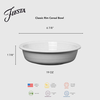 Classic Rim 6 7/8 Inch Cereal Bowl 19 OZ