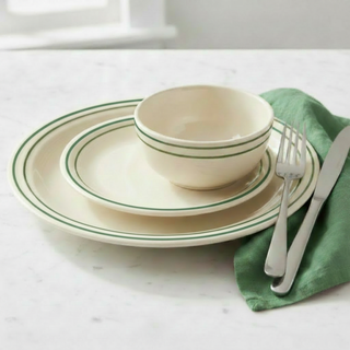 Jade Band Place Setting - Deeper Green
