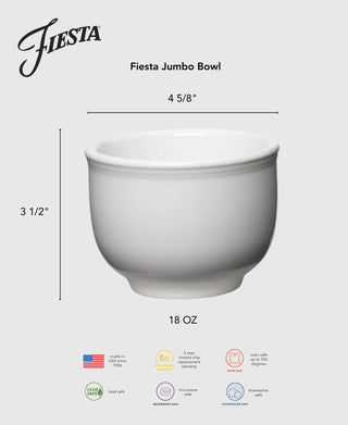 Fiesta 5/8 Inch Jumbo Bowl 18 OZ - Main Image