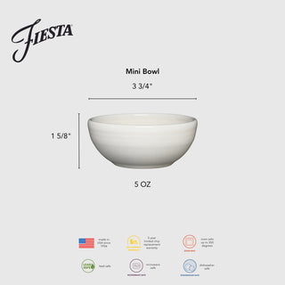 Fiesta 3 3/4 Inch Mini Bowl Bowl 5 OZ